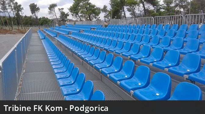 FK Kom Podgorica - tribine
